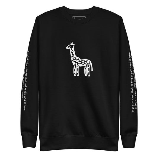 Girifafe Crewneck (Black)