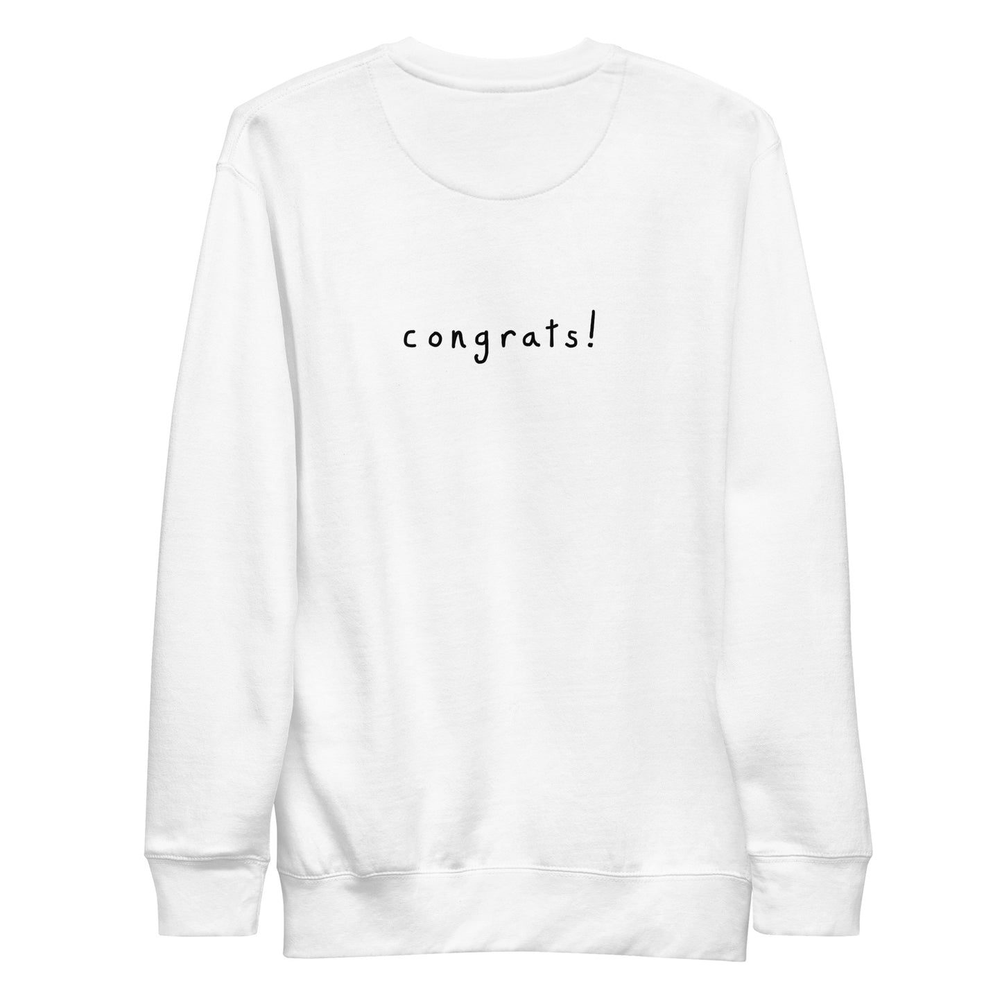 Congrats crewneck (left chest)